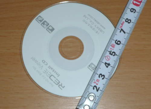 8cm仕様のディスク